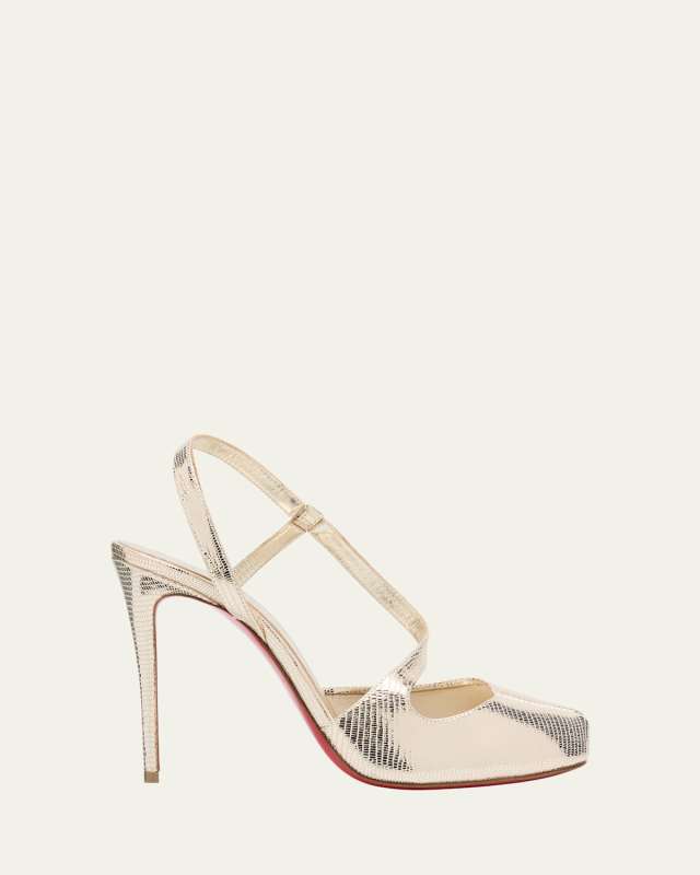 x Maison Margiela Loubiella Tabi-Toe Stilleto Sandals